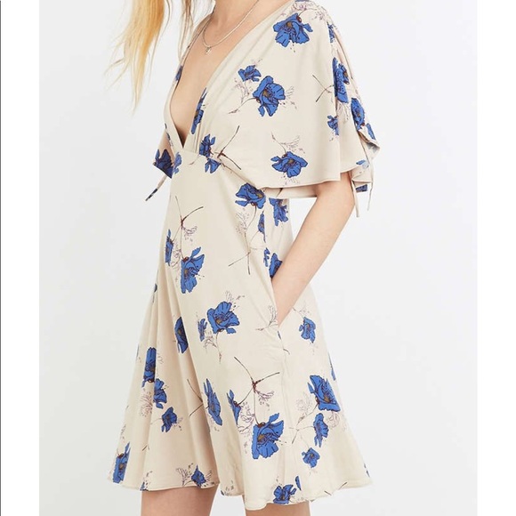 free people white floral dress